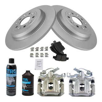 TRQ® - Rear Disc Brake Kit with Ceramic Pads and Calipers