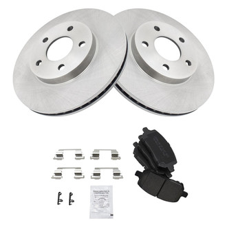 TRQ® - Front Disc Brake Kit with Ceramic Pads