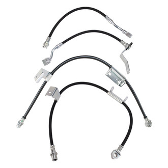 TRQ® - Front and Rear Brake Hydraulic Hose Kit