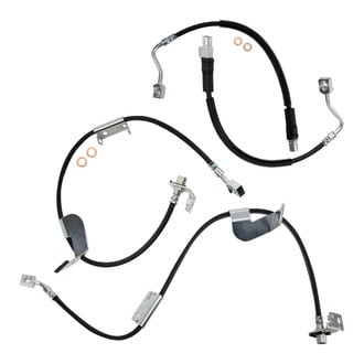 TRQ® - Front and Rear Brake Hydraulic Hose Kit