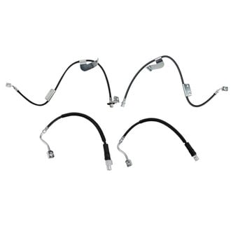 TRQ® - Front and Rear Brake Hydraulic Hose Kit