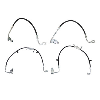 TRQ® - Front and Rear Brake Hydraulic Hose Kit
