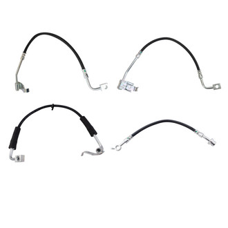 TRQ® - Front and Rear Brake Hydraulic Hose Kit