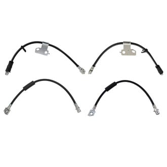 TRQ® - Front and Rear Brake Hydraulic Hose Kit