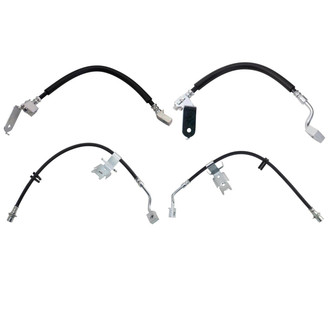 TRQ® - Front and Rear Brake Hydraulic Hose Kit