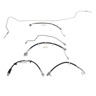 TRQ® - Front and Rear Brake Hydraulic Hose Kit