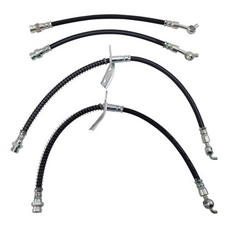 TRQ® - Front and Rear Brake Hydraulic Hose Kit