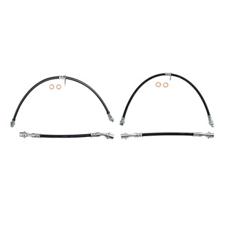 TRQ® - Front and Rear Brake Hydraulic Hose Kit
