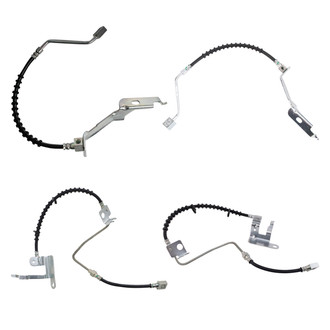 TRQ® - Front and Rear Brake Hydraulic Hose Kit