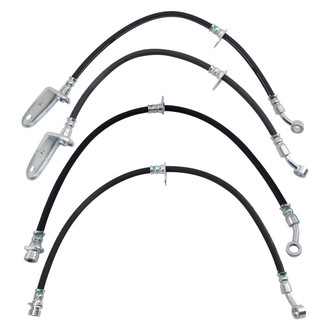 TRQ® - Front and Rear Brake Hydraulic Hose Kit