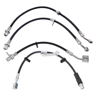 TRQ® - Front and Rear Brake Hydraulic Hose Kit