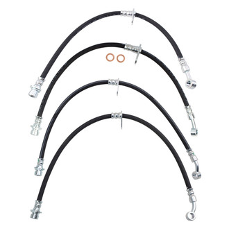 TRQ® - Front and Rear Brake Hydraulic Hose Kit