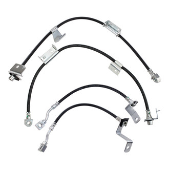 TRQ® - Front and Rear Brake Hydraulic Hose Kit