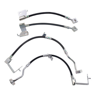 TRQ® - Front and Rear Brake Hydraulic Hose Kit
