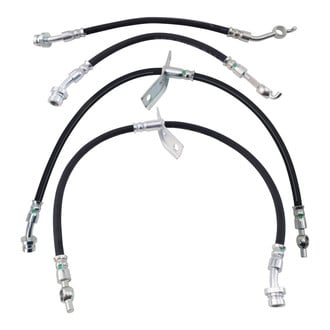 TRQ® - Front and Rear Brake Hydraulic Hose Kit