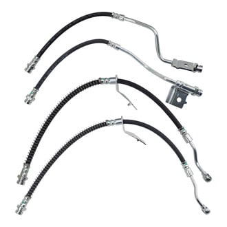 TRQ® - Front and Rear Brake Hydraulic Hose Kit