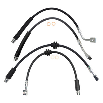TRQ® - Front and Rear Brake Hydraulic Hose Kit