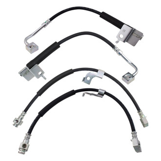 TRQ® - Front and Rear Brake Hydraulic Hose Kit