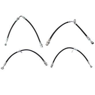 TRQ® - Front and Rear Brake Hydraulic Hose Kit