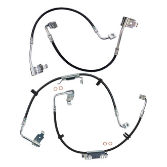 TRQ® - Front and Rear Brake Hydraulic Hose Kit