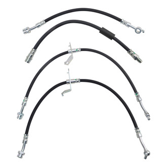 TRQ® - Front and Rear Brake Hydraulic Hose Kit