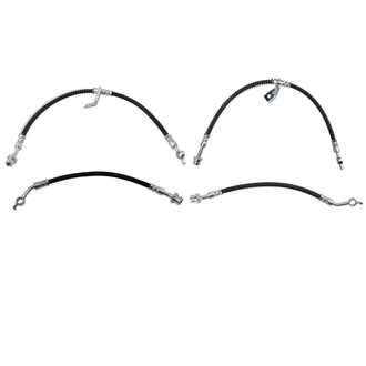 TRQ® - Front and Rear Brake Hydraulic Hose Kit