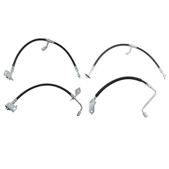 TRQ® - Front and Rear Brake Hydraulic Hose Kit