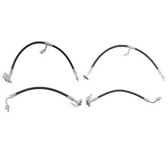 TRQ® - Front and Rear Brake Hydraulic Hose Kit
