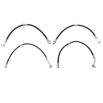 TRQ® - Front and Rear Brake Hydraulic Hose Kit