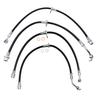 TRQ® - Front and Rear Brake Hydraulic Hose Kit