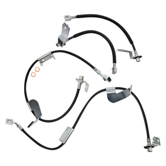 TRQ® - Front and Rear Brake Hydraulic Hose Kit