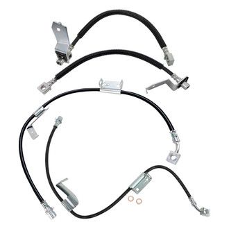 TRQ® - Front and Rear Brake Hydraulic Hose Kit