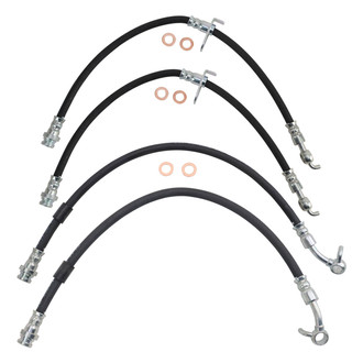TRQ® - Front and Rear Brake Hydraulic Hose Kit