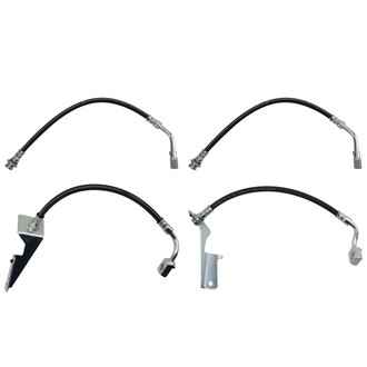 TRQ® - Front and Rear Brake Hydraulic Hose Kit