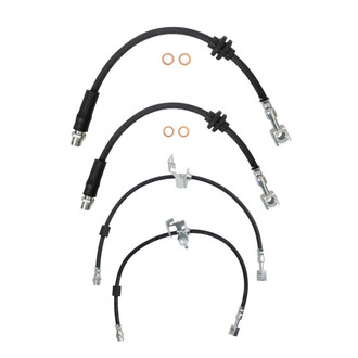 TRQ® - Front and Rear Brake Hydraulic Hose Kit