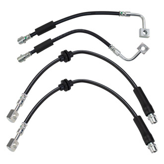 TRQ® - Front and Rear Brake Hydraulic Hose Kit