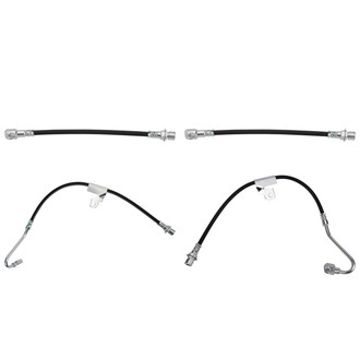 TRQ® - Front and Rear Brake Hydraulic Hose Kit