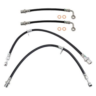 TRQ® - Front and Rear Brake Hydraulic Hose Kit