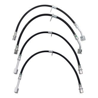 TRQ® - Front and Rear Brake Hydraulic Hose Kit