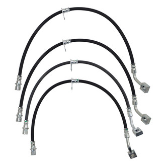 TRQ® - Front and Rear Brake Hydraulic Hose Kit