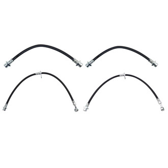 TRQ® - Front and Rear Brake Hydraulic Hose Kit