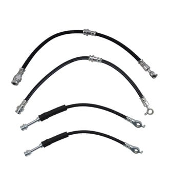 TRQ® - Front and Rear Brake Hydraulic Hose Kit