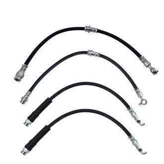 TRQ® - Front and Rear Brake Hydraulic Hose Kit