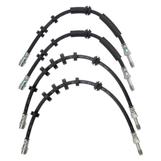 TRQ® - Front and Rear Brake Hydraulic Hose Kit