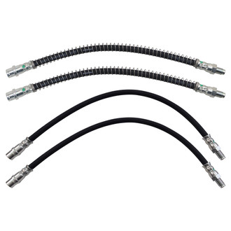 TRQ® - Front and Rear Brake Hydraulic Hose Kit