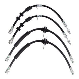 TRQ® - Front and Rear Brake Hydraulic Hose Kit
