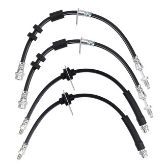 TRQ® - Front and Rear Brake Hydraulic Hose Kit