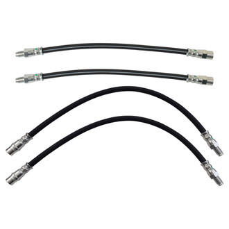 TRQ® - Front and Rear Brake Hydraulic Hose Kit