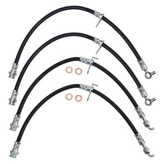 TRQ® - Front and Rear Brake Hydraulic Hose Kit