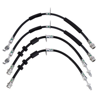 TRQ® - Front and Rear Brake Hydraulic Hose Kit